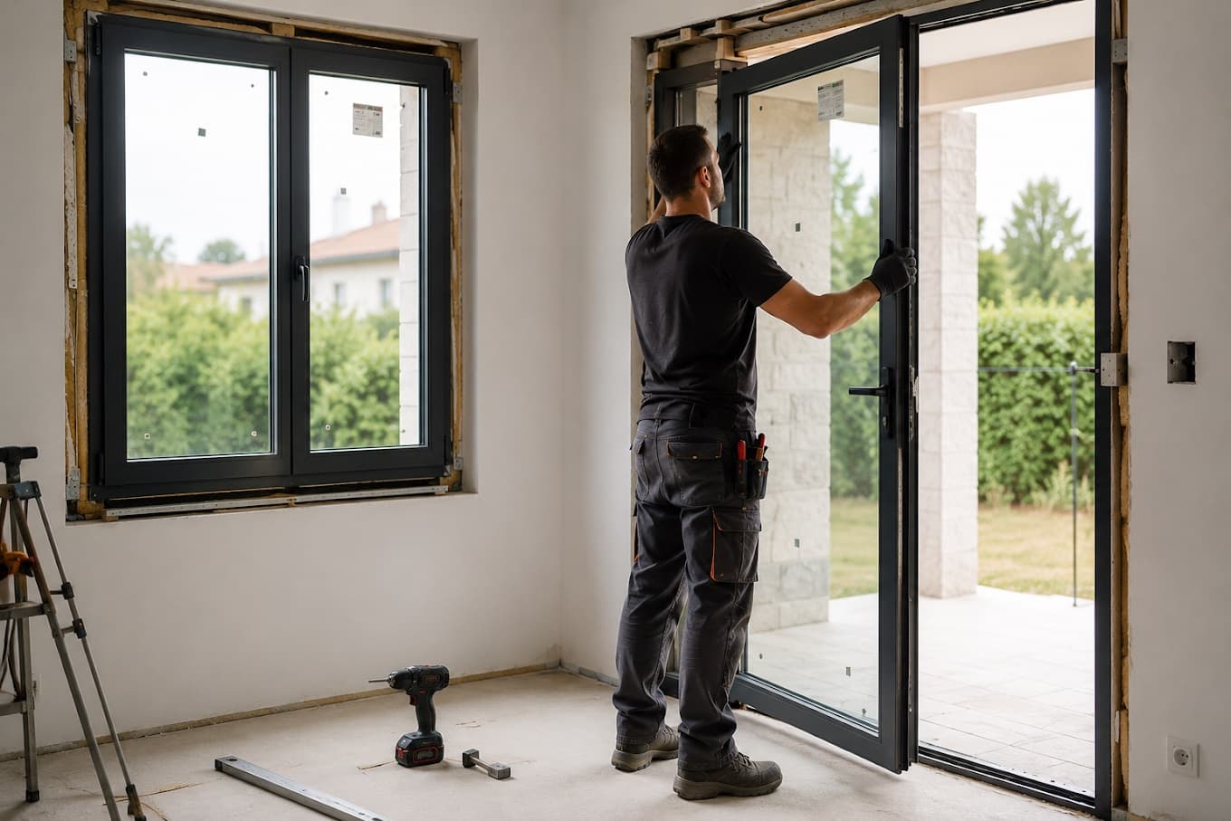 Fenetres et portes posees par Menuiserie Beirouti